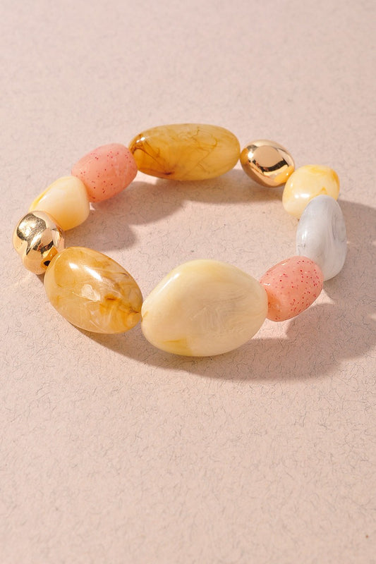 Multi Tone Beaded Bracelet