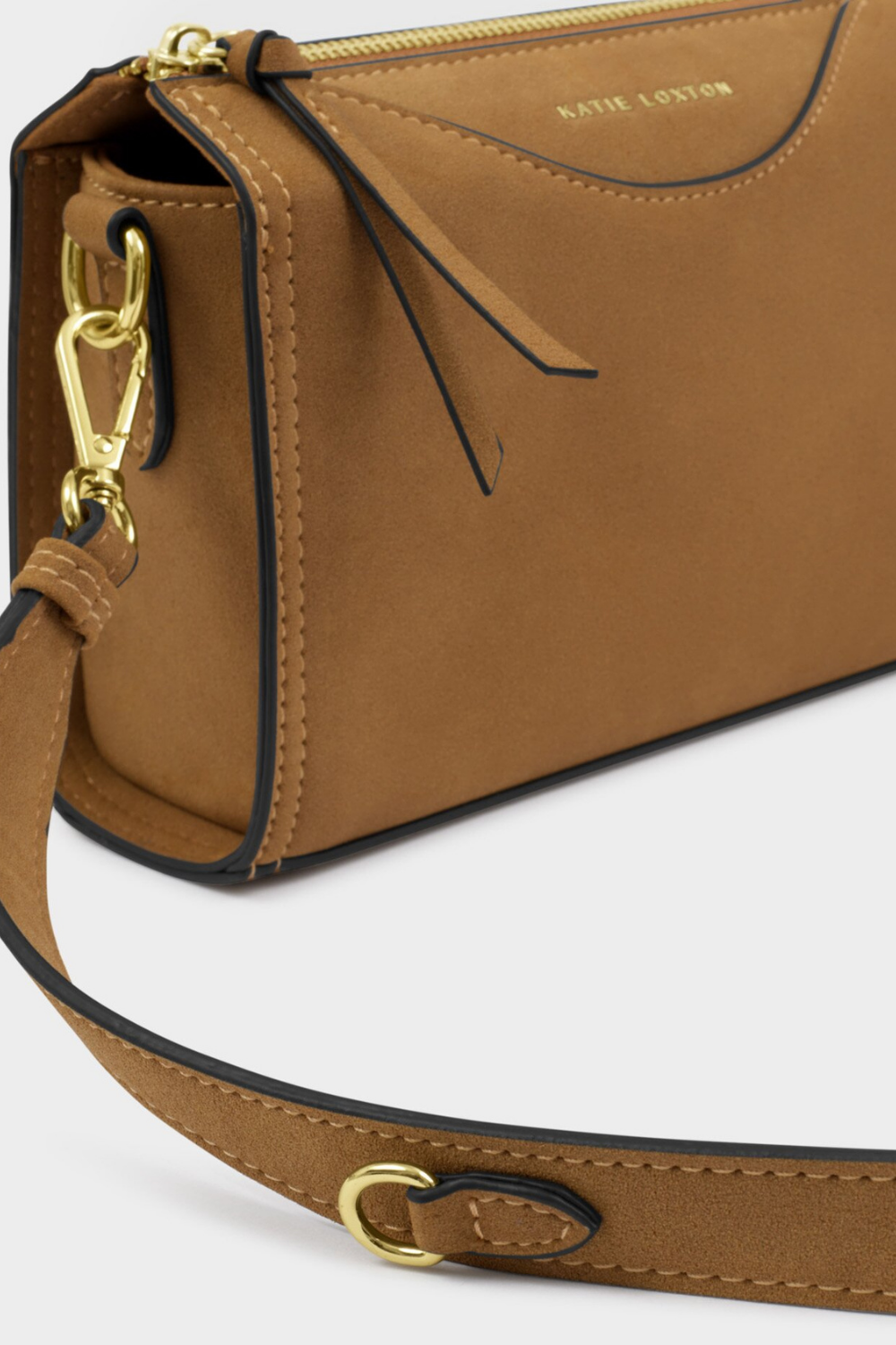 Alba Suedette Crossbody Caramel