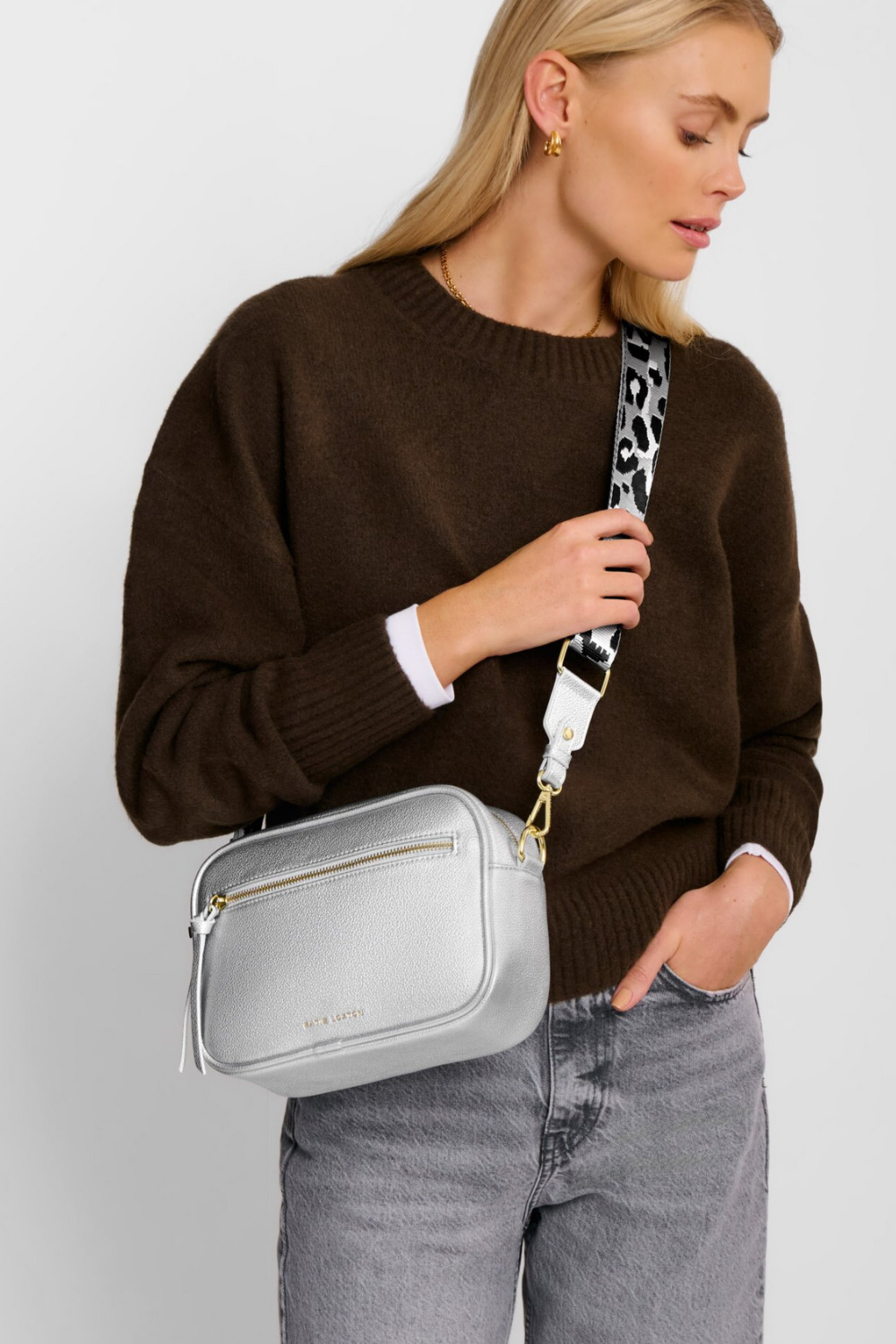 Hallie Crossbody Silver