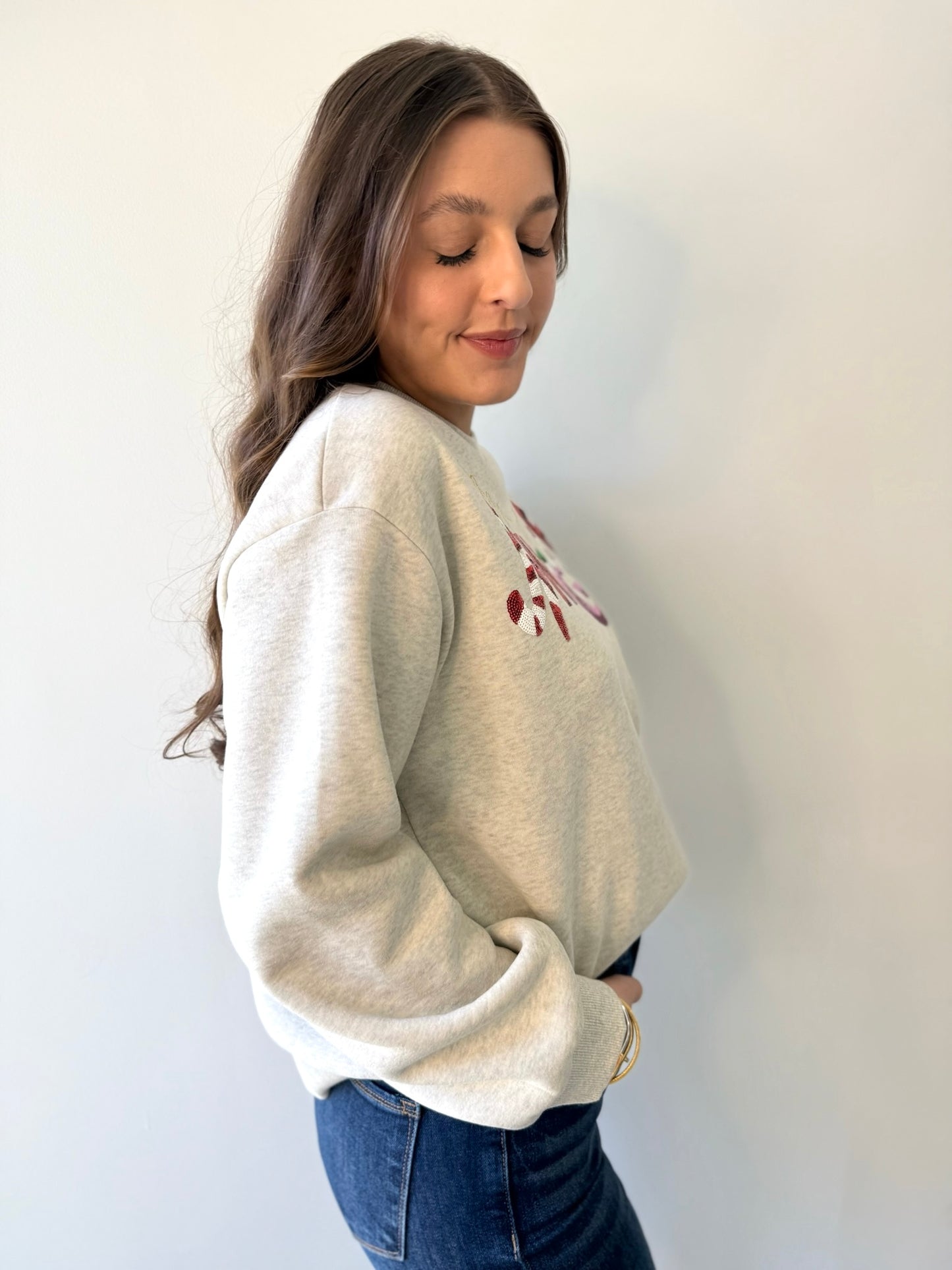 Jingle Sequin Christmas Sweater