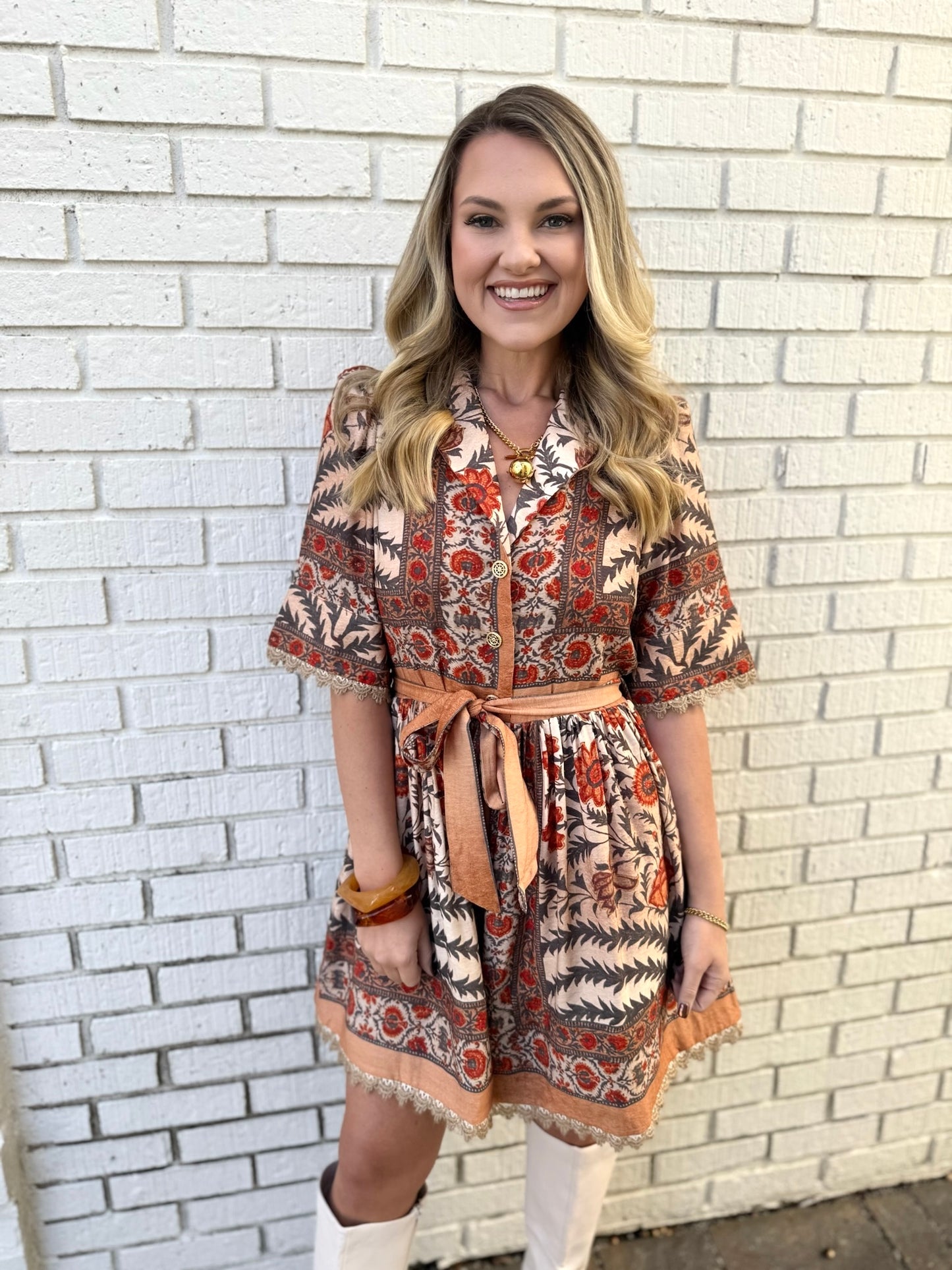 Emily Charcoal Wrap Dress
