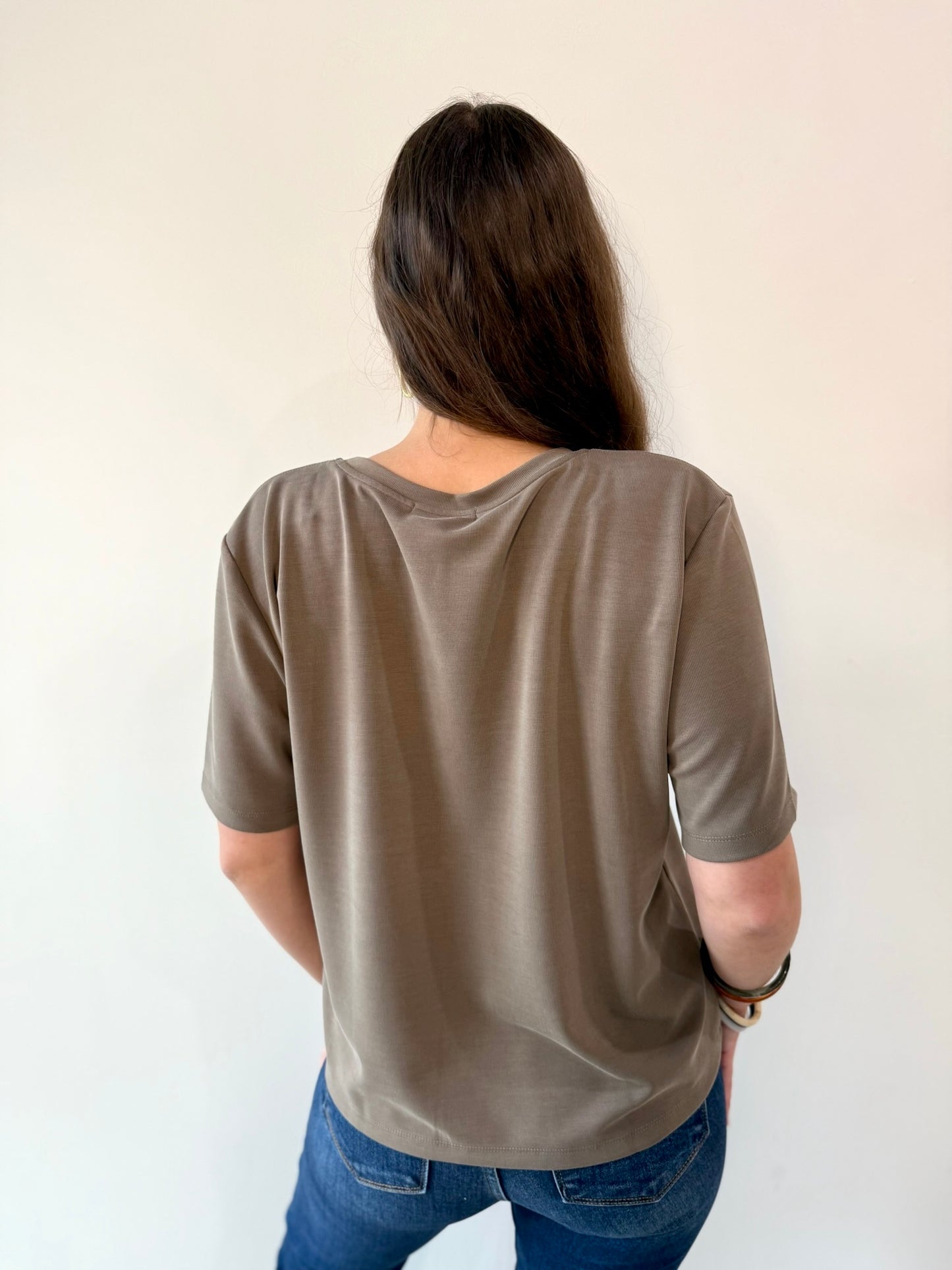 Everyday Mocha Crew Tee