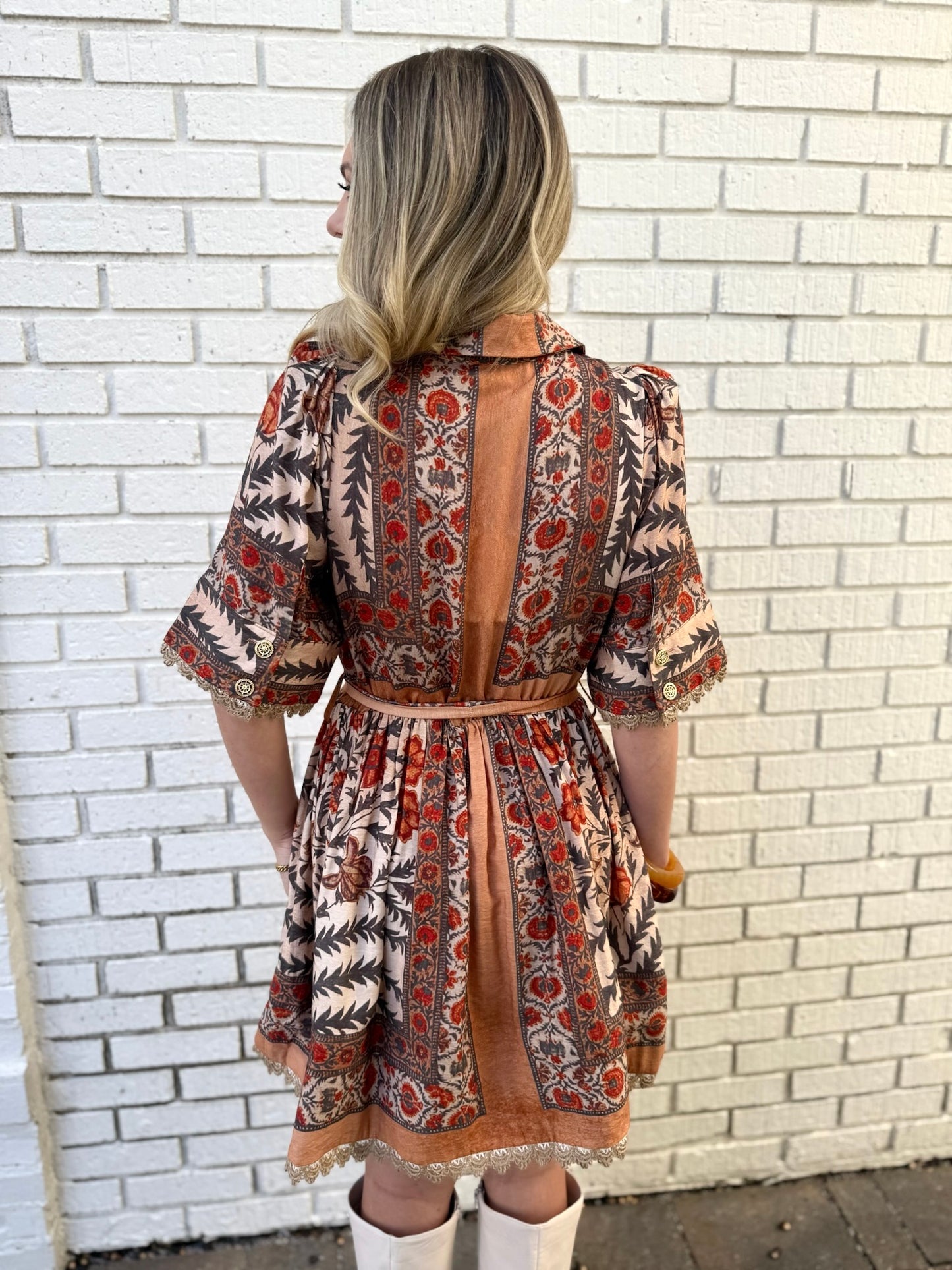 Emily Charcoal Wrap Dress