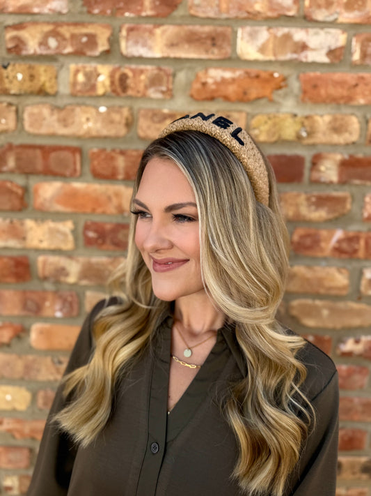 Chanel Embroidered Headband