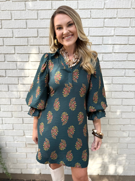 Hunter Mix Floral Print Dress