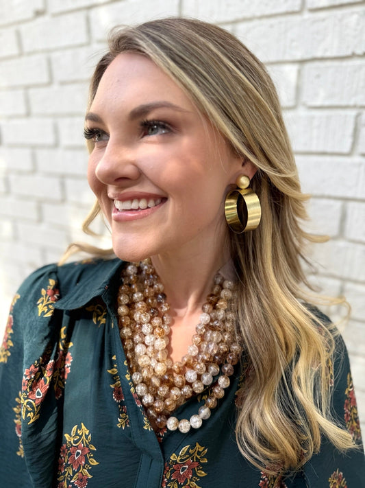 Ball Beaded Necklace - Private Gallery Boutique