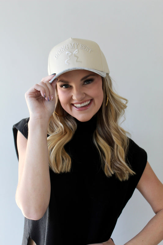 Doing My Best Trucker Hat - Private Gallery Boutique