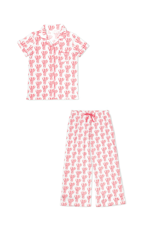 Elephant Stomp PJ Set - Private Gallery Boutique