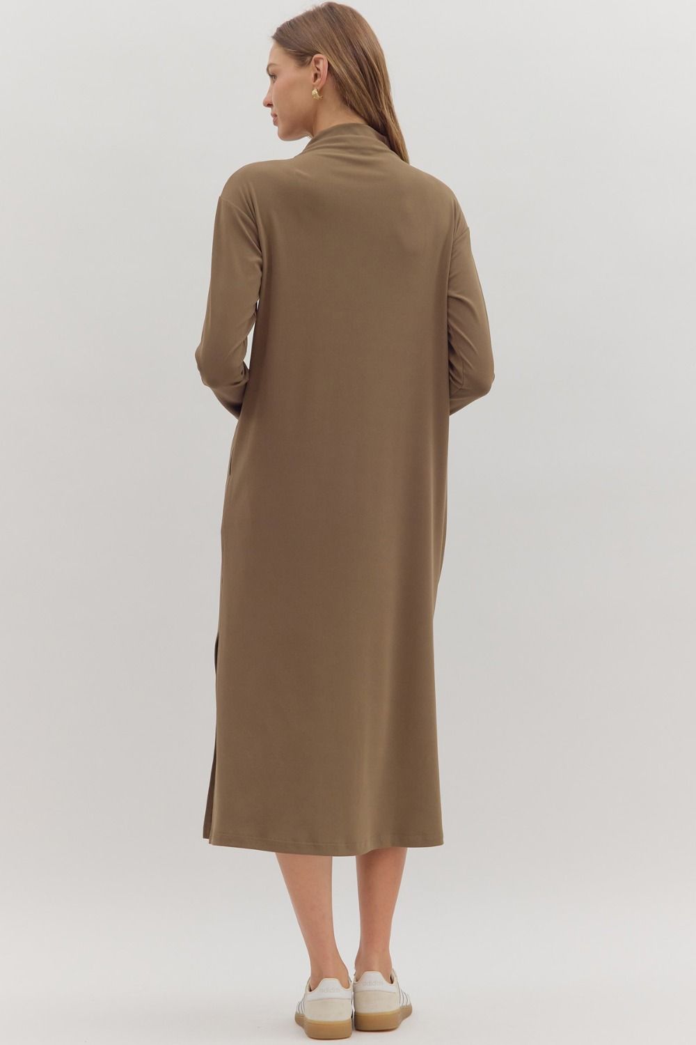 Anise Midi Dress - Mocha