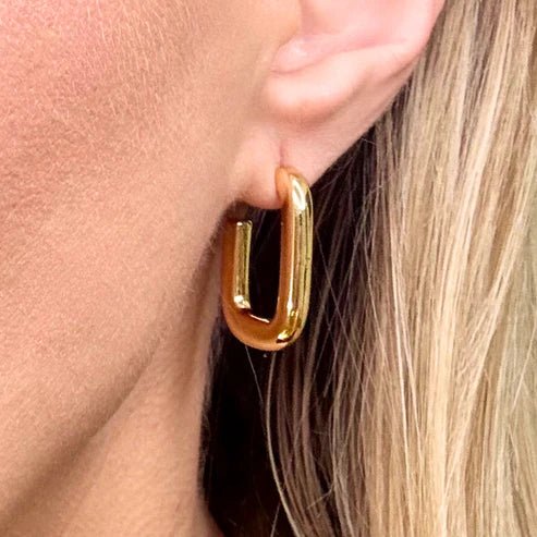 Gold U - Shape Half Hoop - Private Gallery Boutique