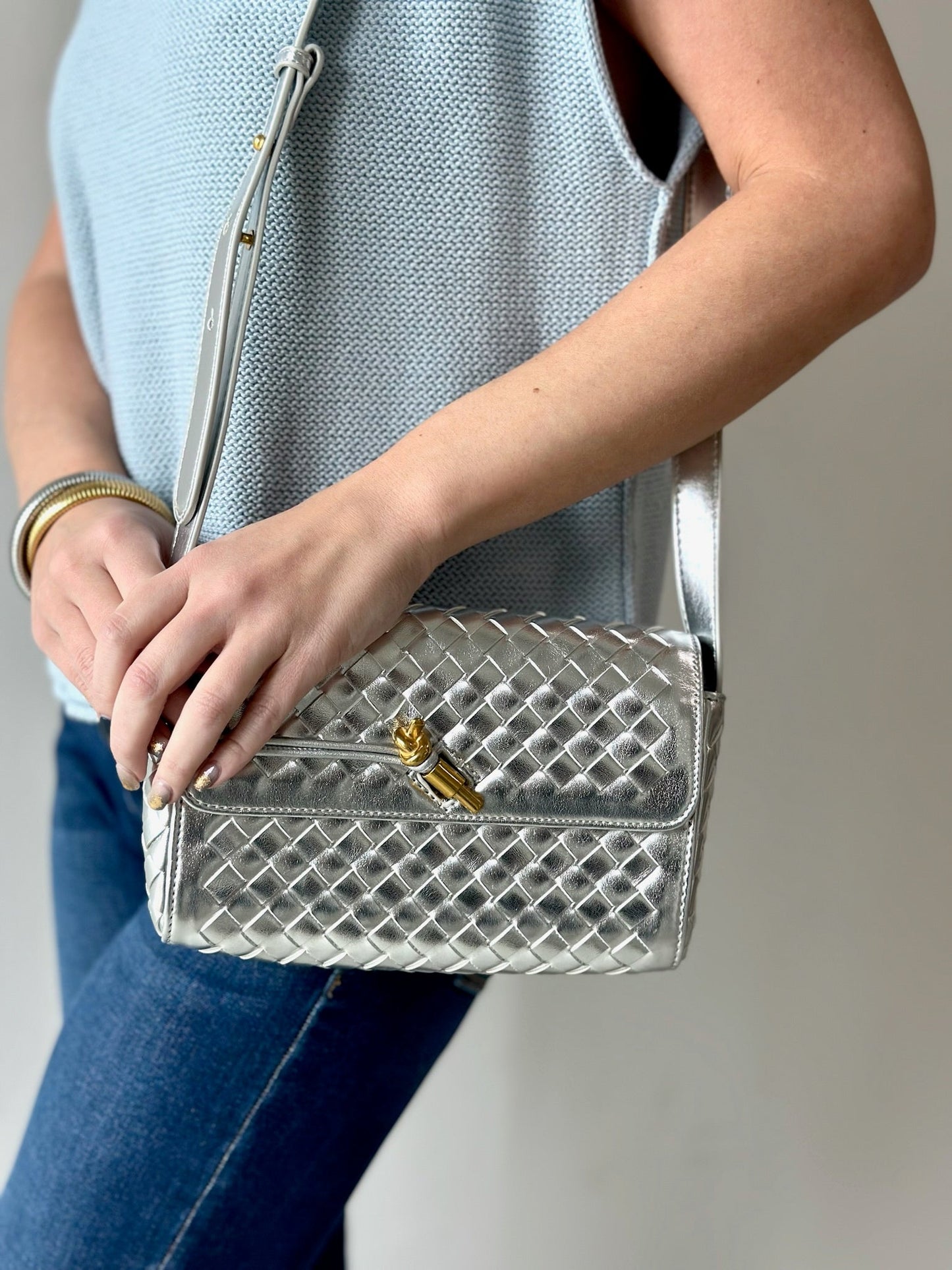 Silver Handbag - Private Gallery Boutique