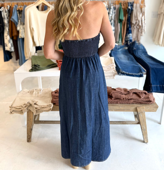 Elliot  Denim Maxi Dress