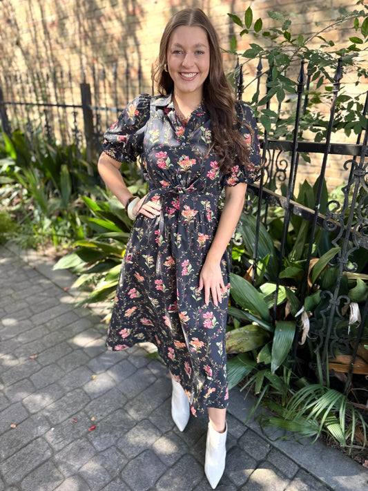 Isla Floral Print Dress