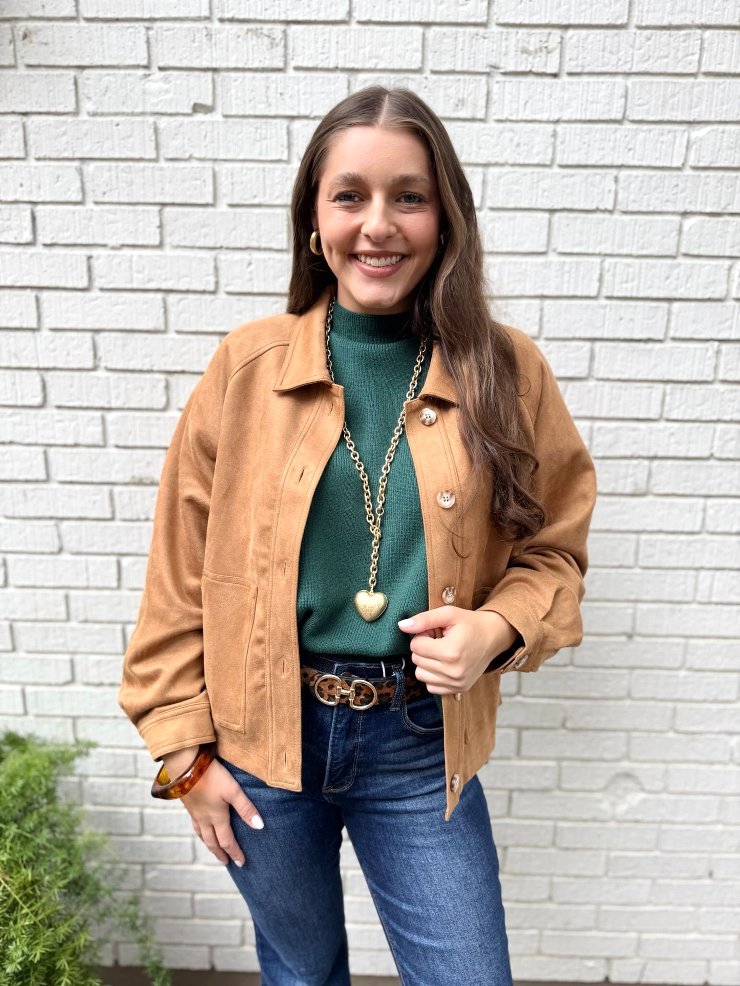 Darla Vegan Suede Jacket