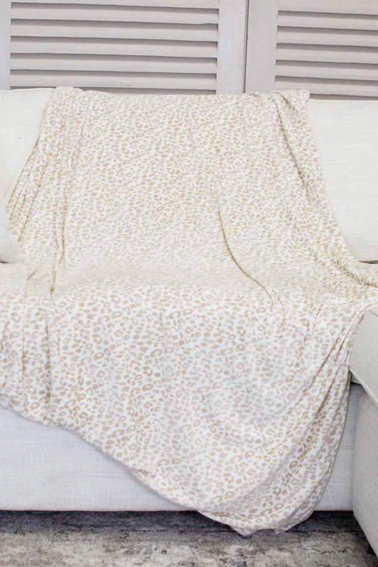 Leopard Harbin Throw Blanket
