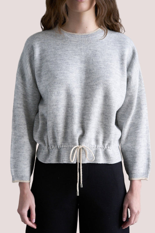 Greyson Ribbed Knit Sweatshirt
