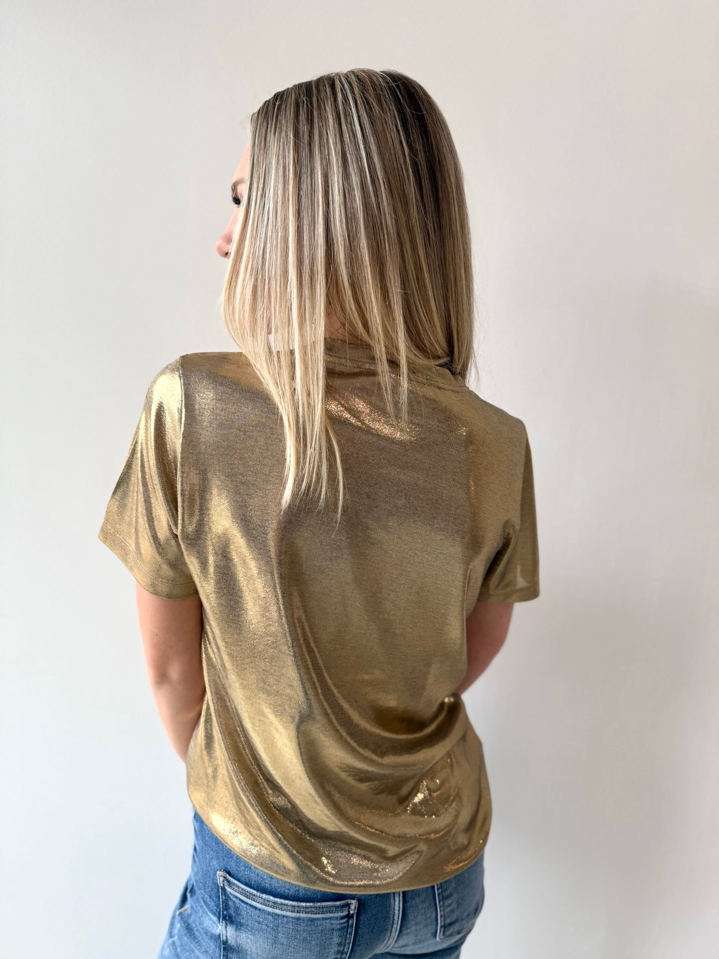 Zelda Luxe Gold Top