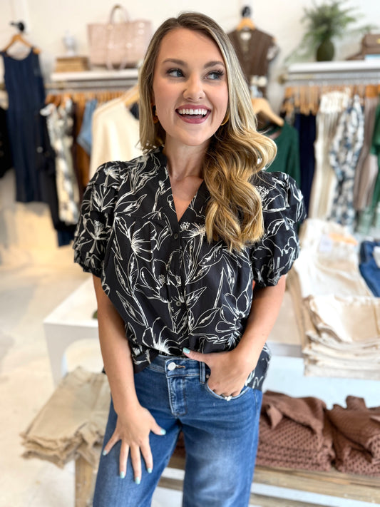 Taylor Floral Print Top