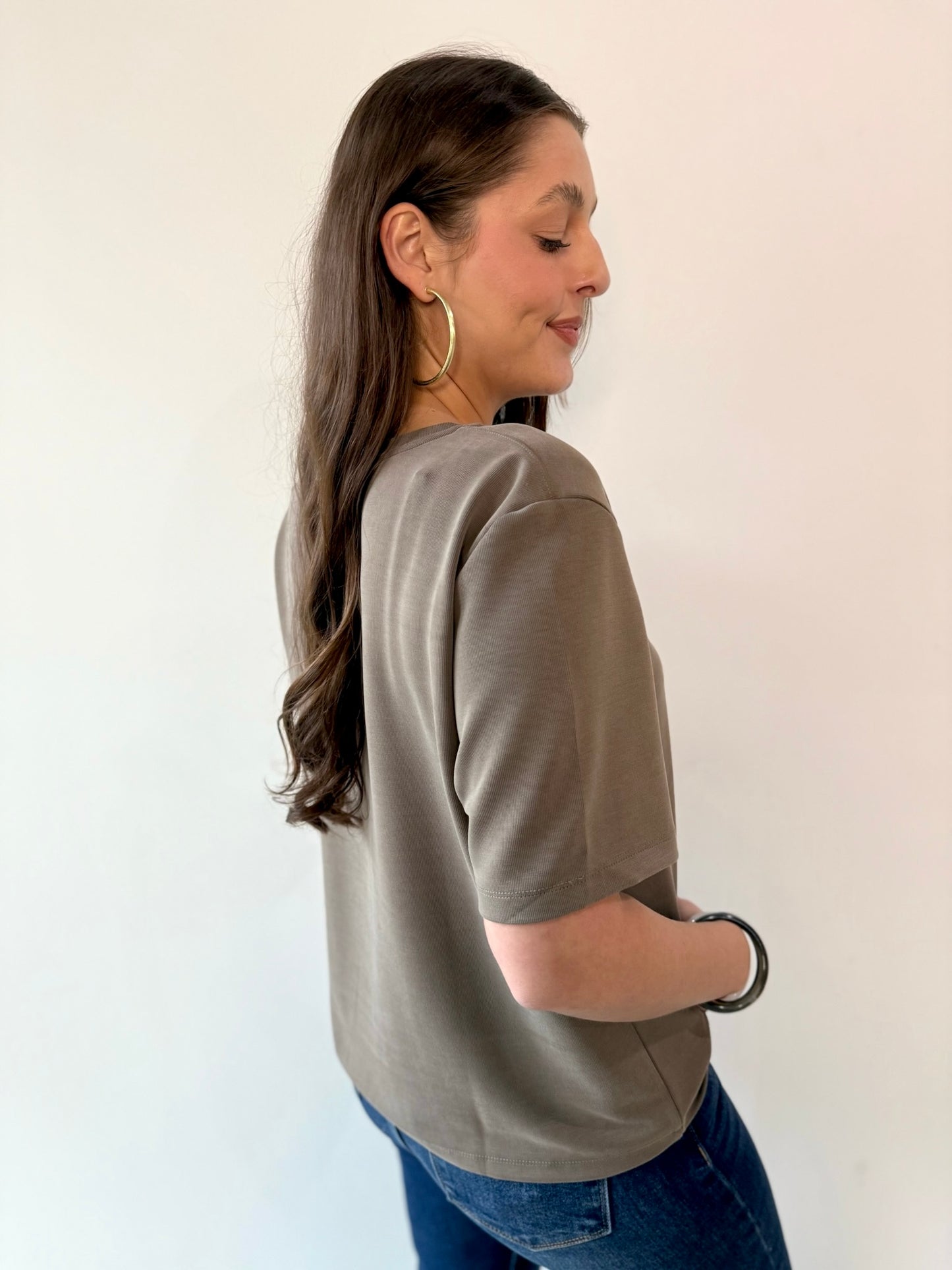 Everyday Mocha Crew Tee