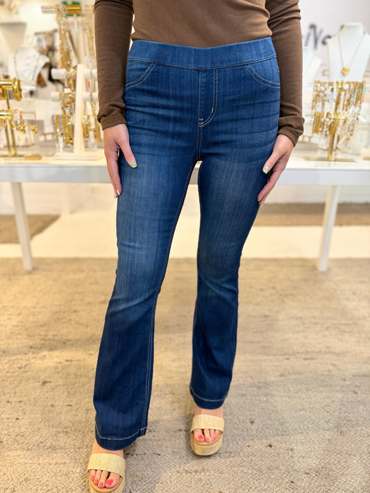 30' Inseam Mid Rise Flare Jegging