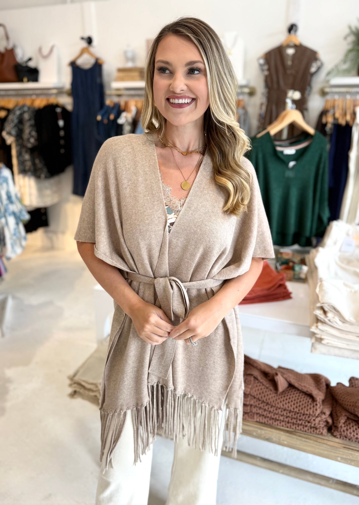 Sienna Fringe Cardigan