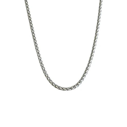 3mm Silver Basket Chain - 20" - Private Gallery Boutique