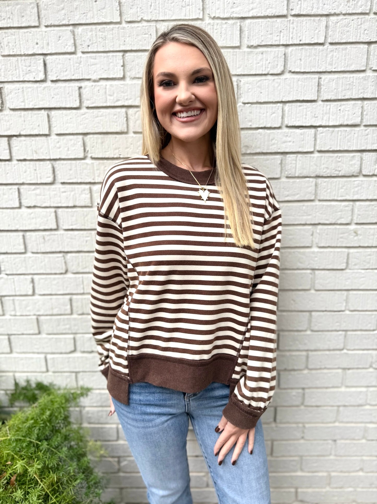 Unbalanced Hem Sweater