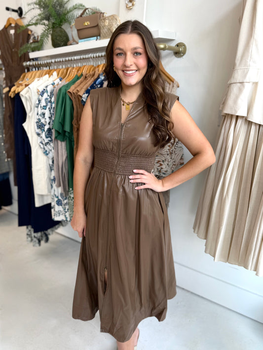 Emmaline Cinched Midi Dress