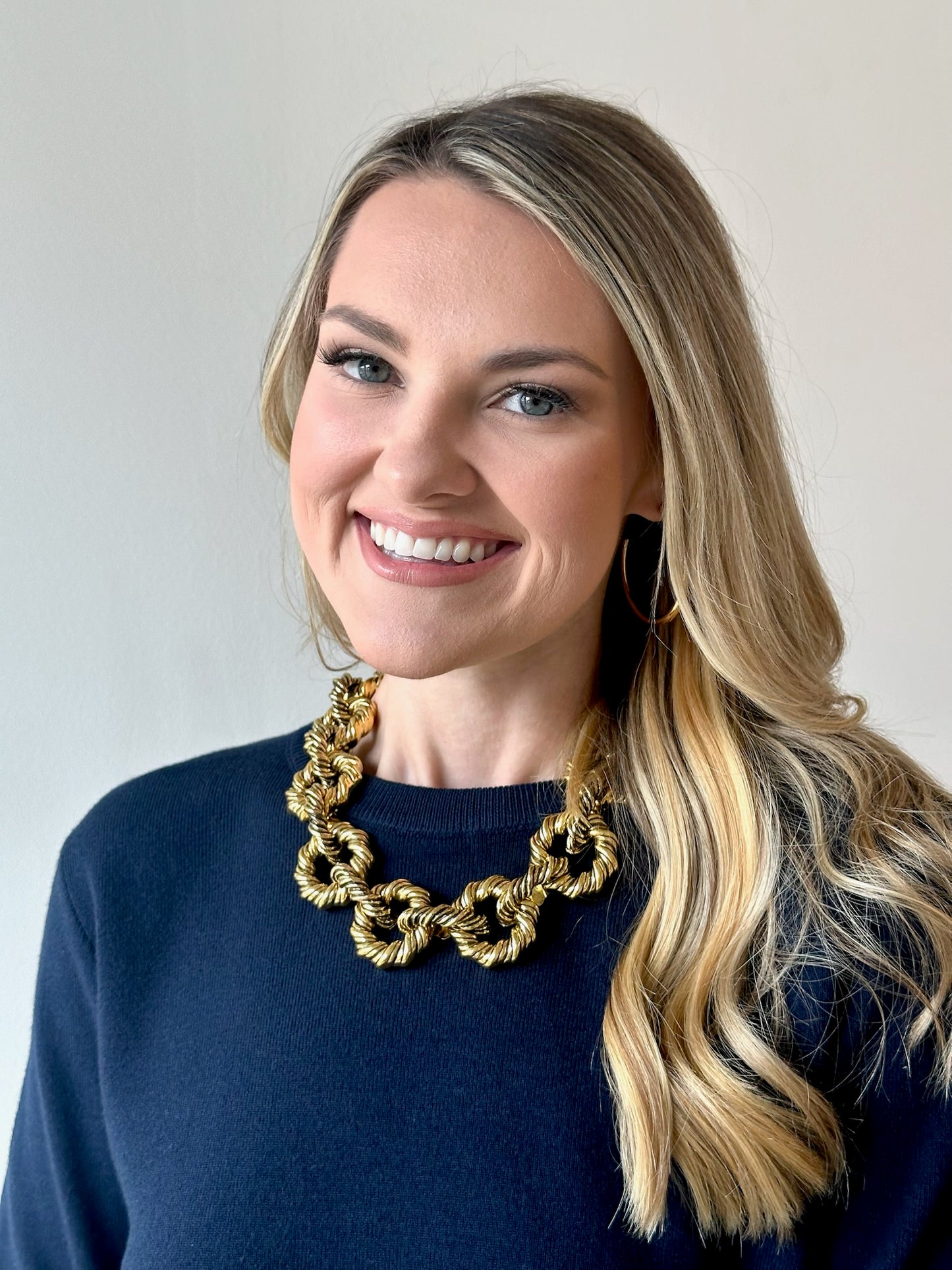 Twist Alloy Stoving Necklace