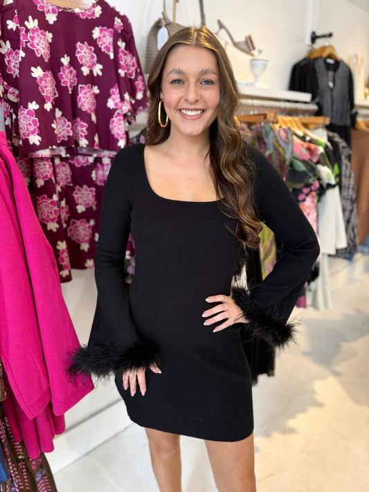Annalise Frill Sleeve Dress