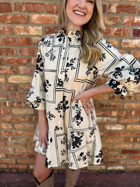 Aspen Floral Print Dress