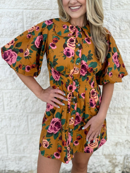Jenna Floral Bubble Dress
