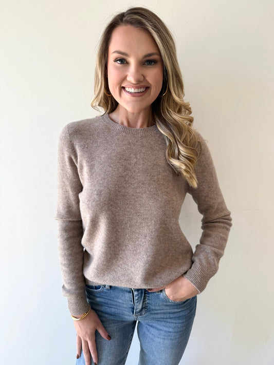 Sparkled Crew Neck Sweater