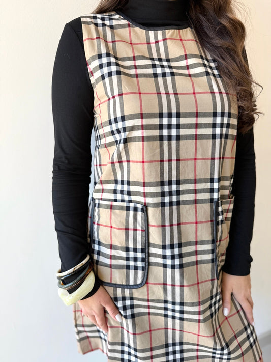 Classic Checkered Mini Dress