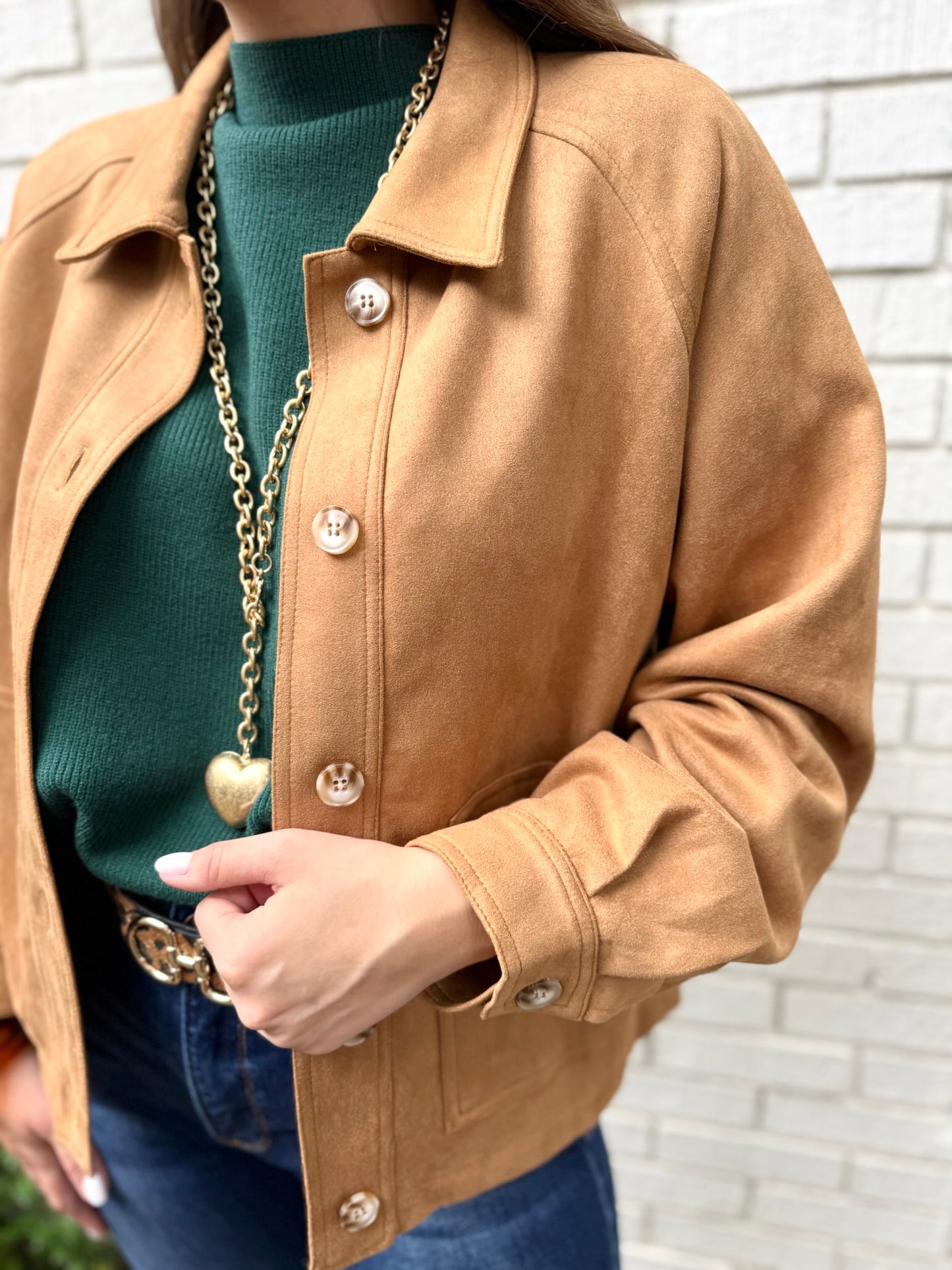 Darla Vegan Suede Jacket