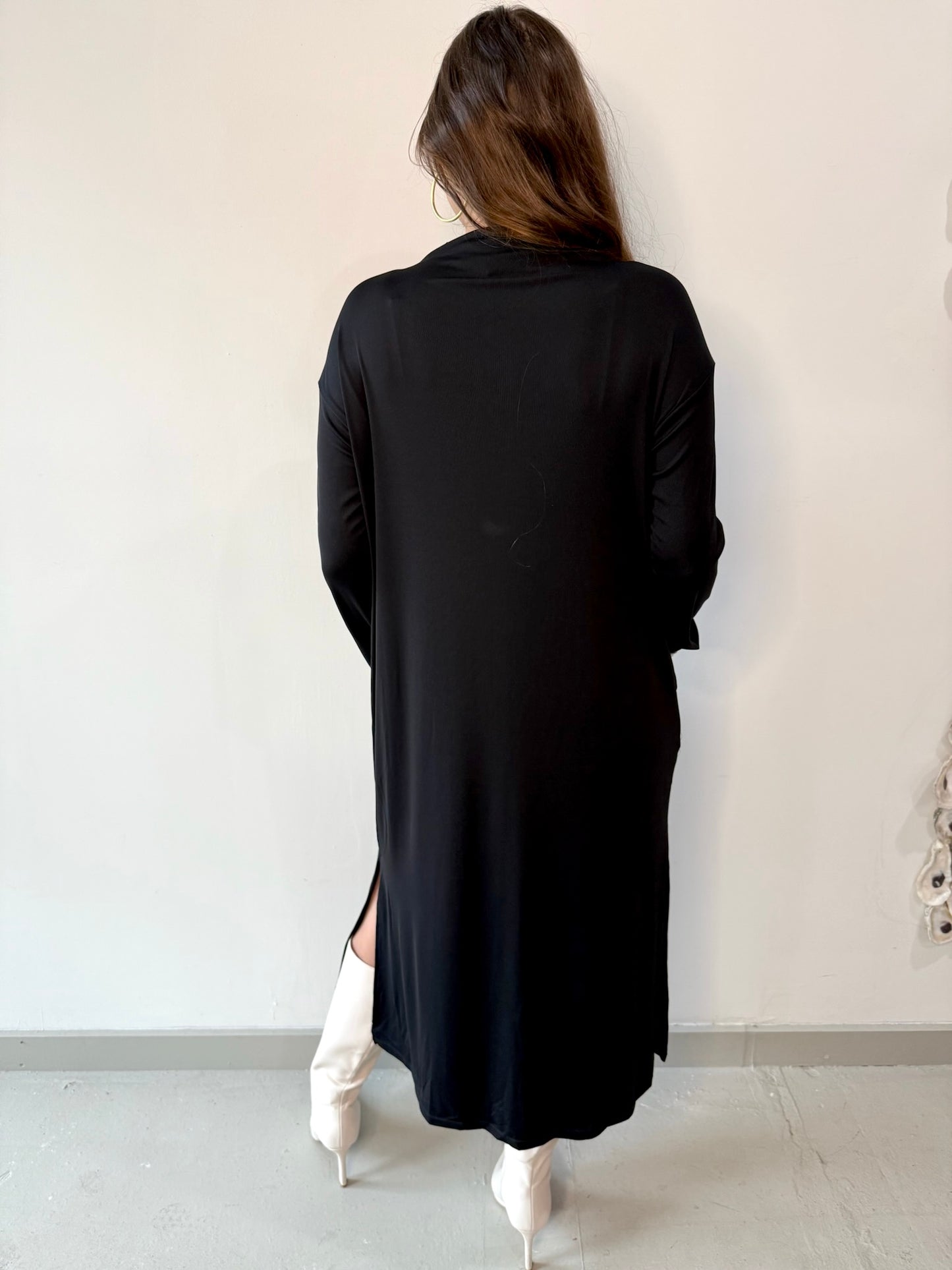 Anise Black Midi Dress