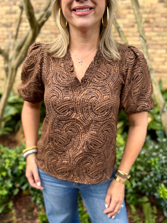 Sadie Suede Top