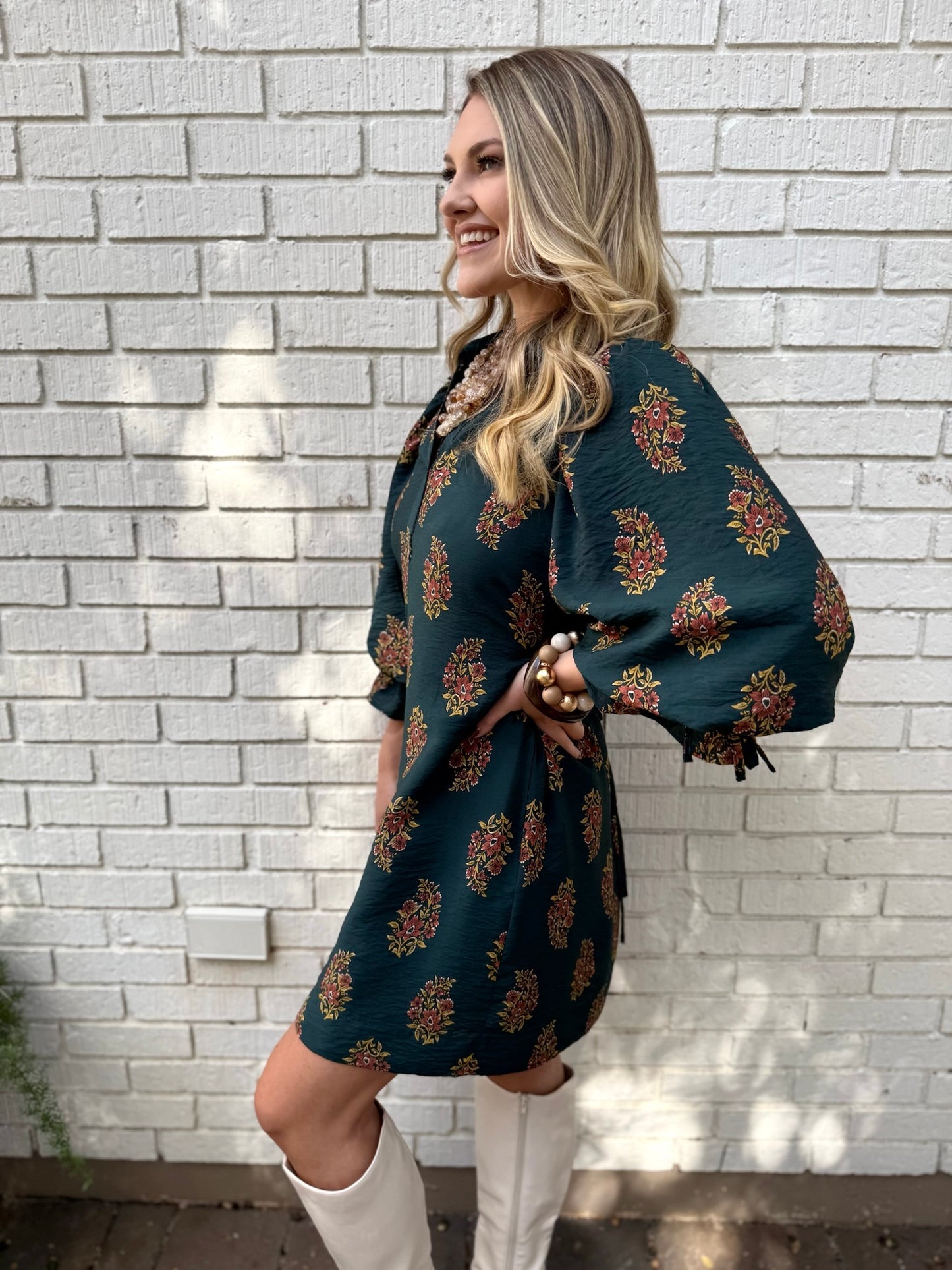 Hunter Mix Floral Print Dress