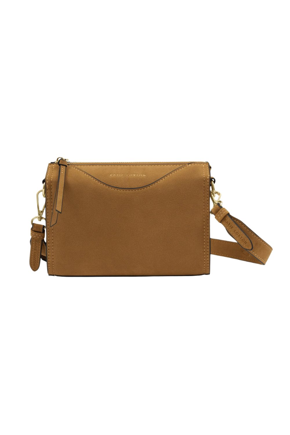 Alba Suedette Crossbody Caramel - Private Gallery Boutique