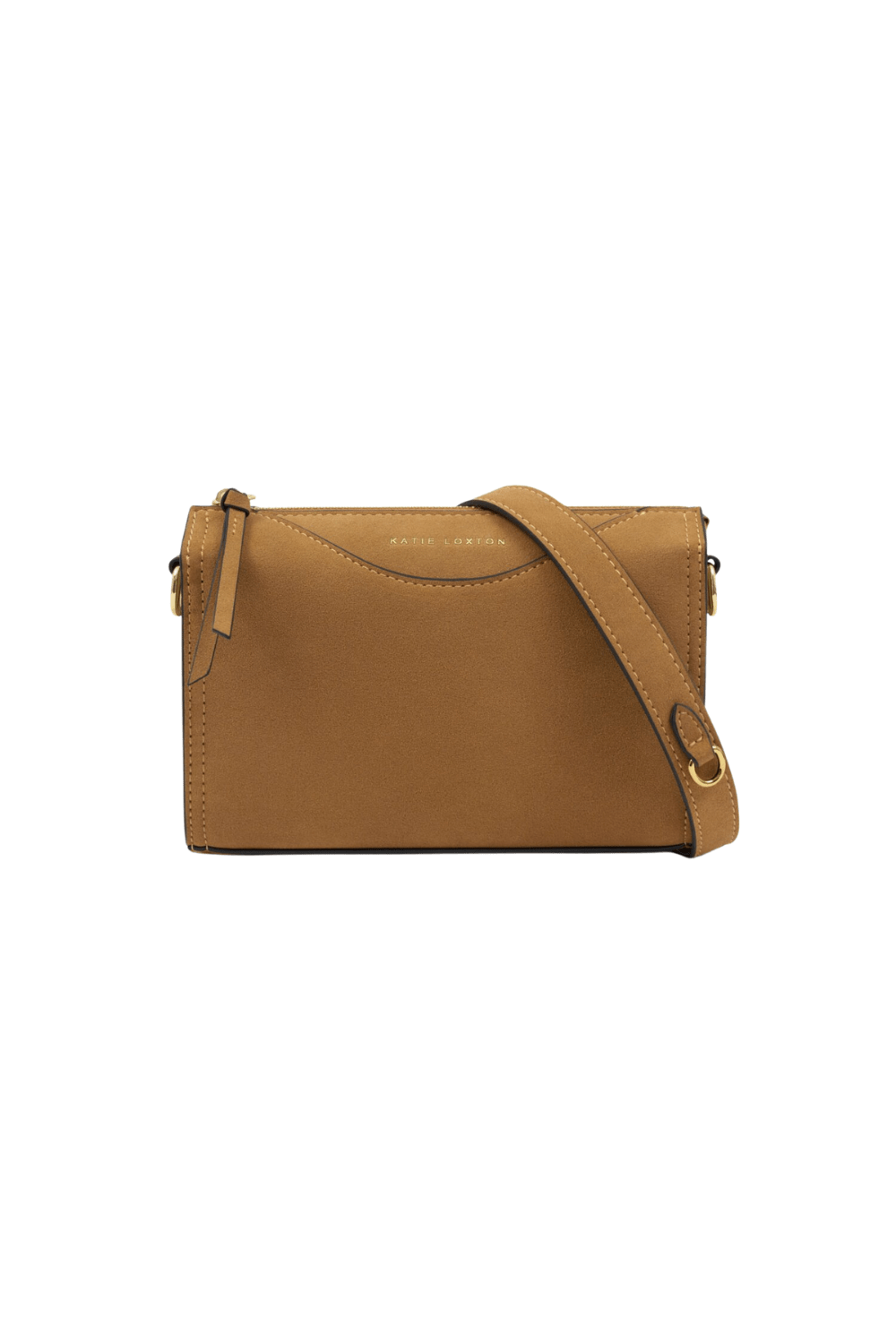 Alba Suedette Crossbody Caramel - Private Gallery Boutique