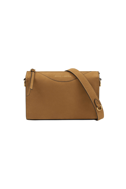Alba Suedette Crossbody Caramel - Private Gallery Boutique