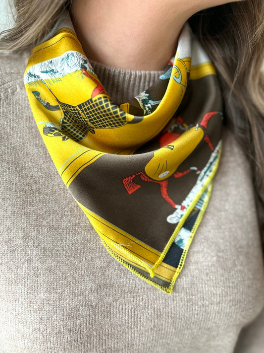 Equestrian Print Scarf