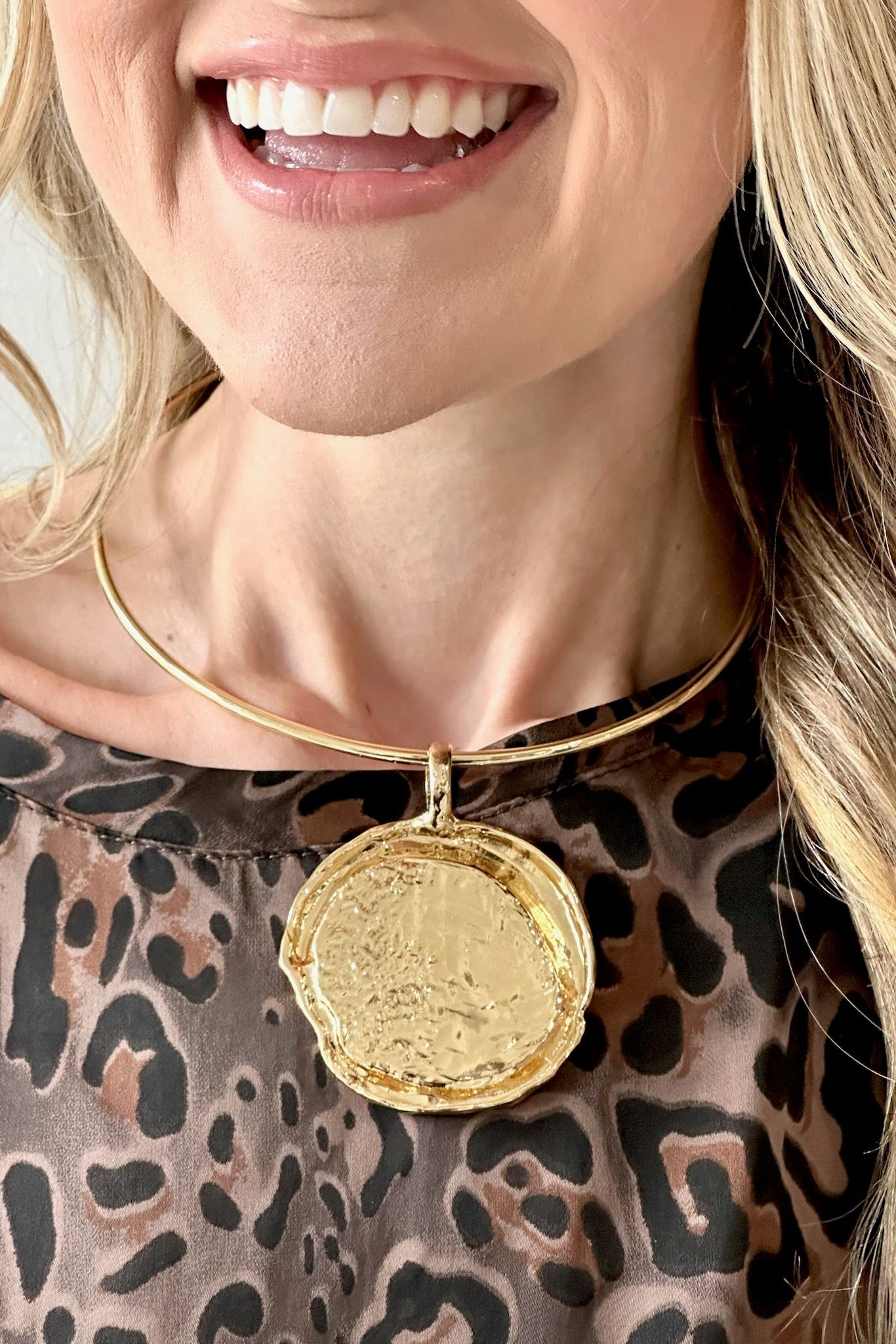 Circle Geometric Necklace - Private Gallery Boutique