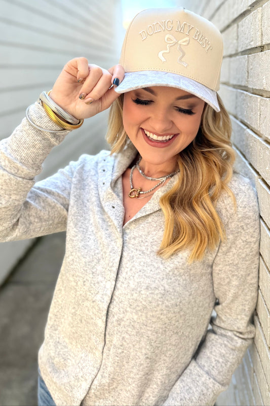 Doing My Best Trucker Hat - Private Gallery Boutique