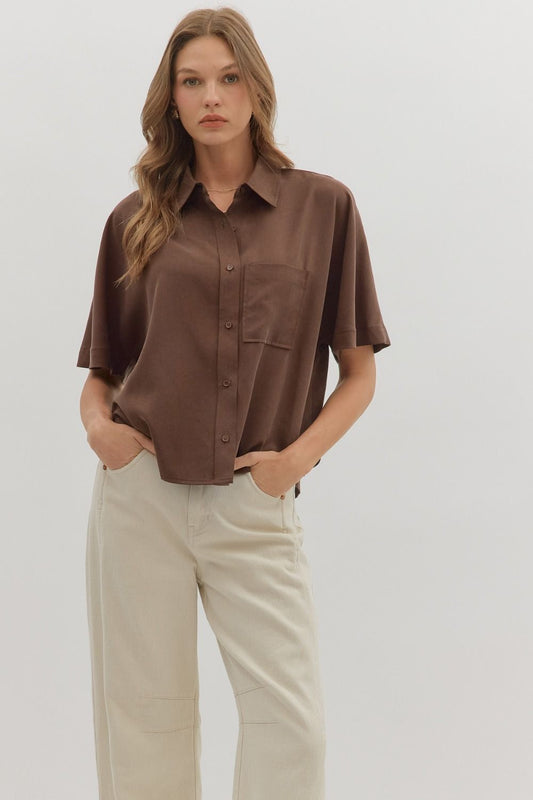 Scarlet Brown Top