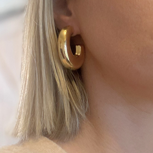 E161 GLD PUFF C-HOOP