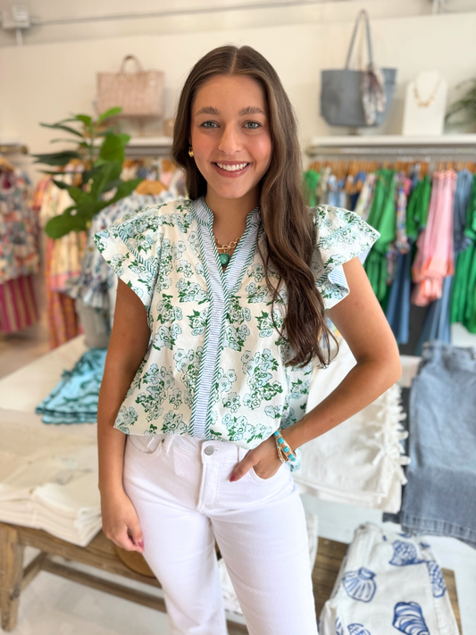 Kira Floral Top