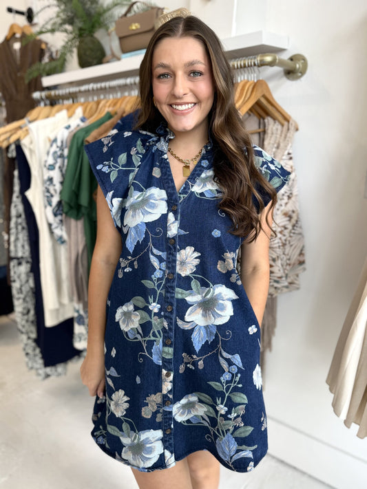 Miranda Denim Mini Dress