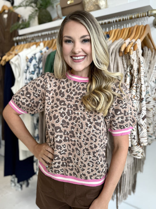 Bonnie Contrast Sleeve Top