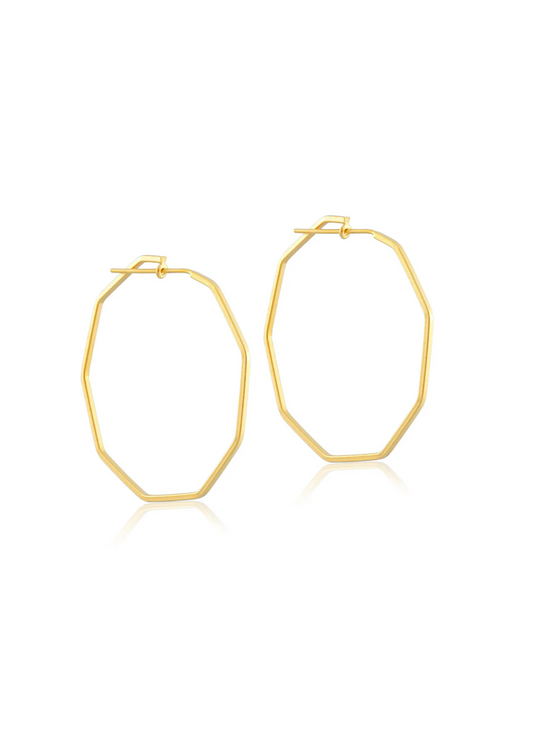 Amber Eternity Hoop